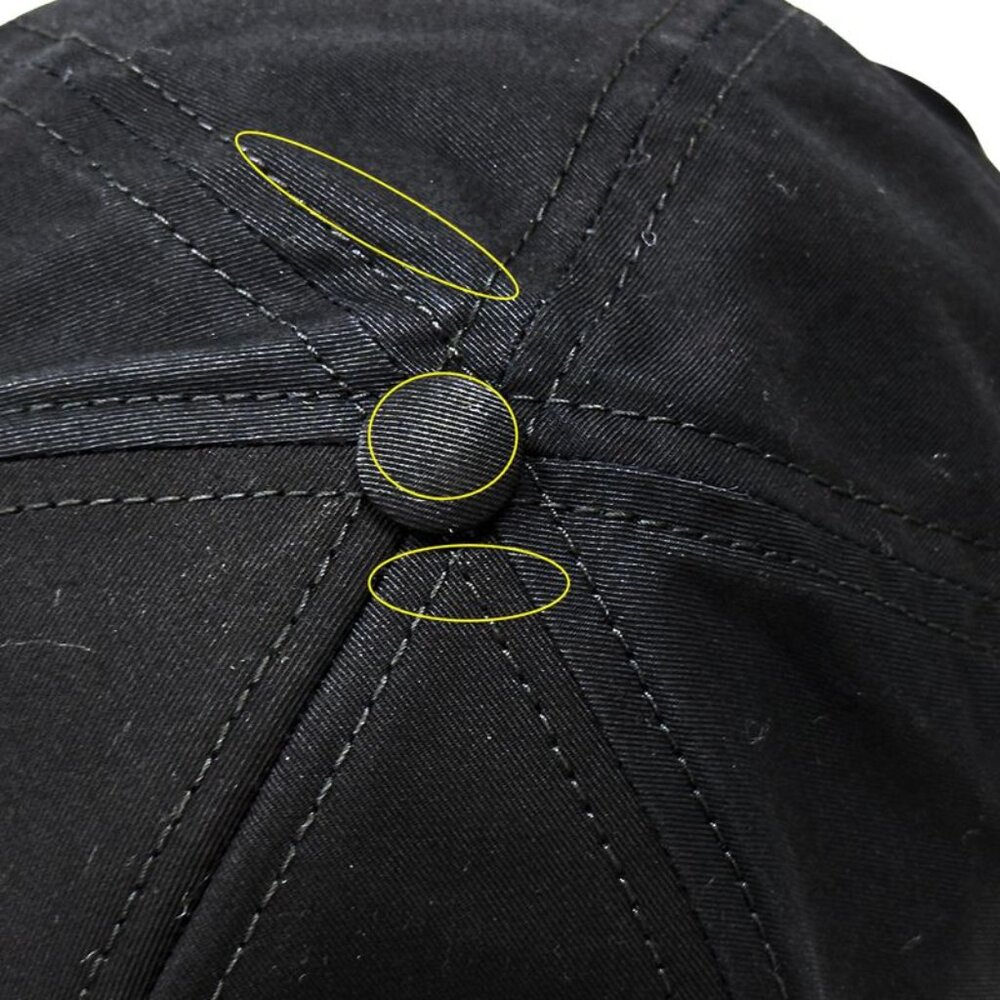 Celine Cap Women Men Brand Triomphe Canvas Black Simple Casual - Picture 10 of 13